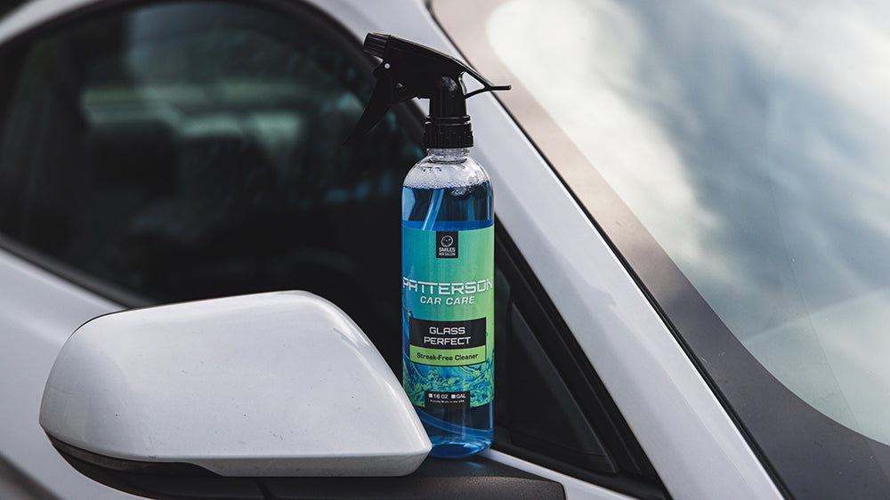 JT's Ceramic Glass Cleaner - Car Window Cleaner | Car Wash All-Natural Streak Free Formula for Car Cleaning | Safe on Tinted & Non-Tinted Glass | Wont