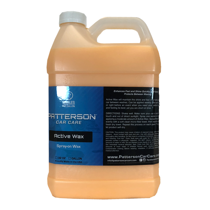 Active Wax Spray Wax: Protect & shine your car even when your on the go –  Patterson Car Care